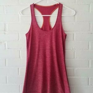 Lulu lemon heathered racerback work out tank top like new